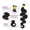 I-tip Microlink Hair extensions- Human Bodywave curls - 14"-18"